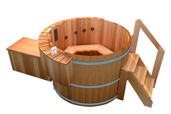 Aurora Cedar Wood Hot Tub