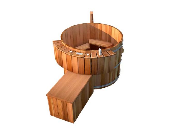 Aurora Cedar Wood Hot Tub (4 Person) - Image 6