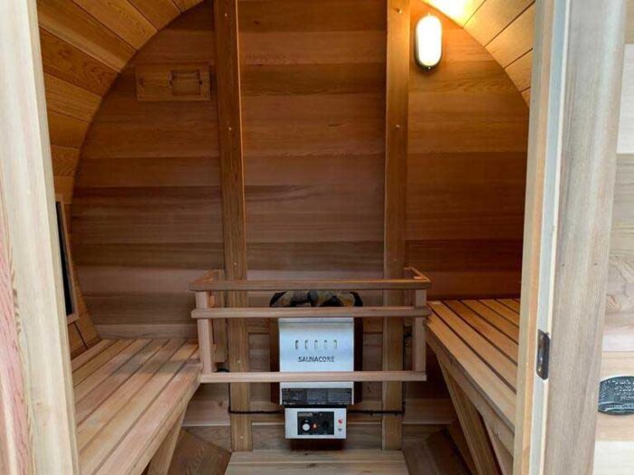 Cedar Wood Outdoor Sauna (8 Person) - Image 3