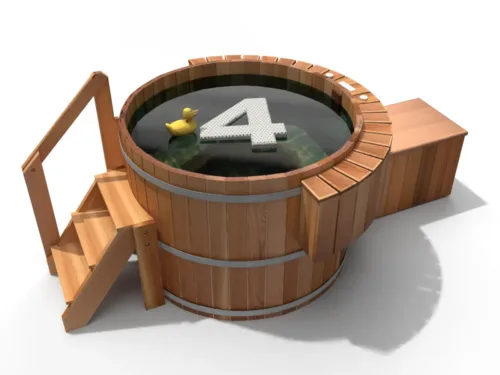 Classic Deluxe Cedar Wood Hot Tub (4 Person)