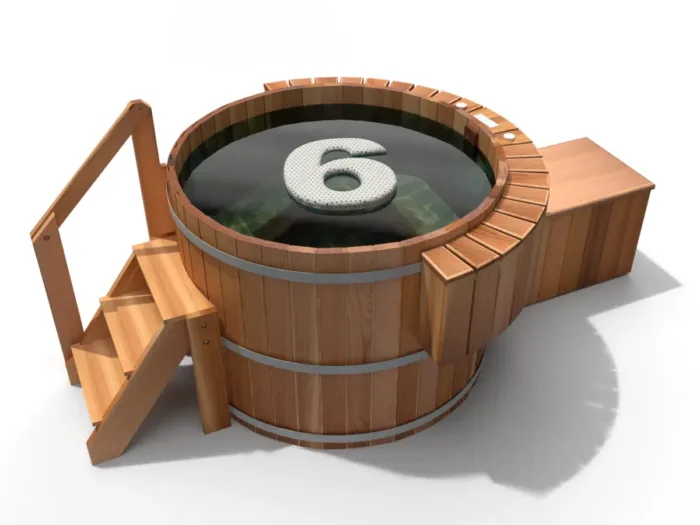 Classic Deluxe Cedar Wood Hot Tub (6 Person)