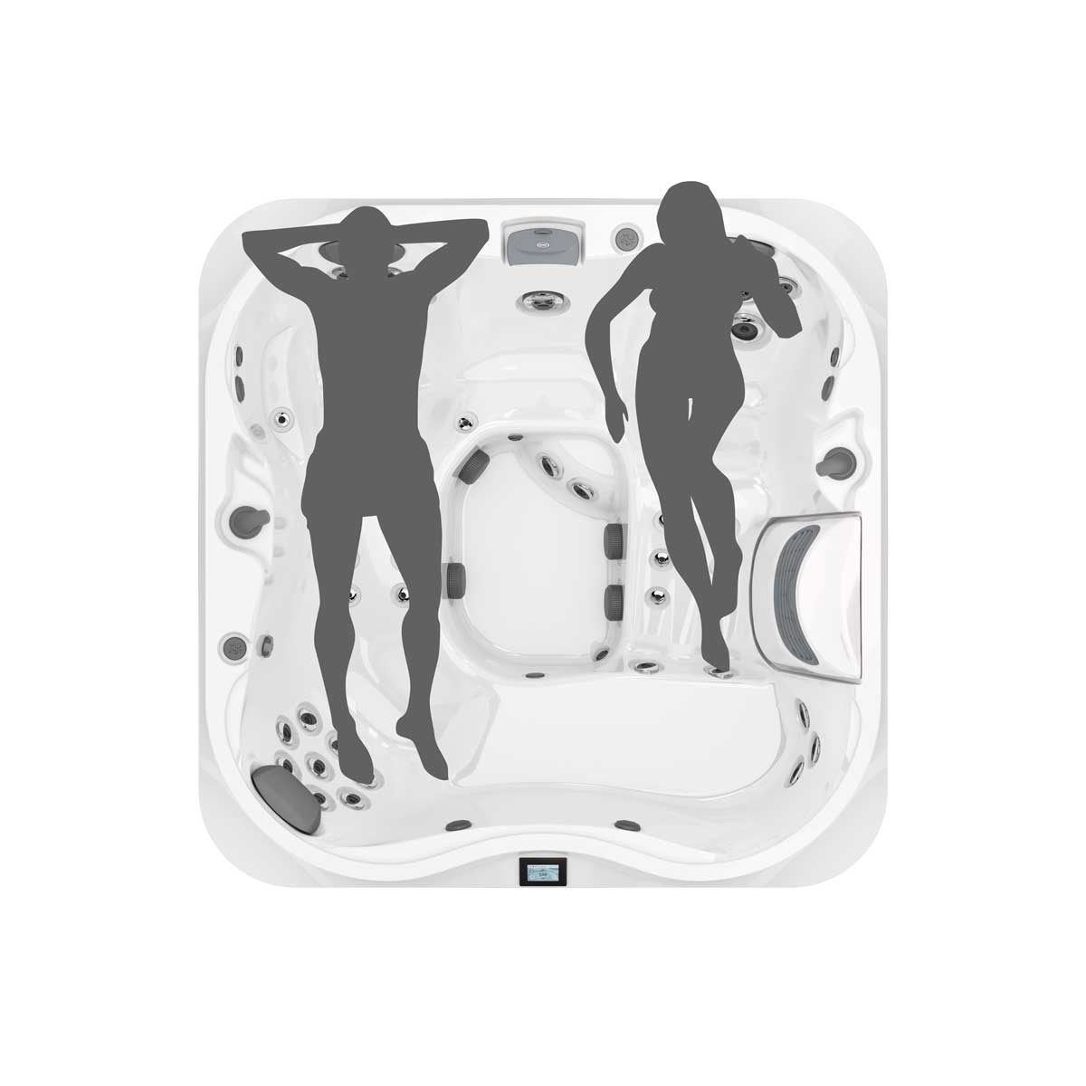 Jacuzzi® J-332™ Hot Tub (5 person) with Double Lounge Seating - Image 4